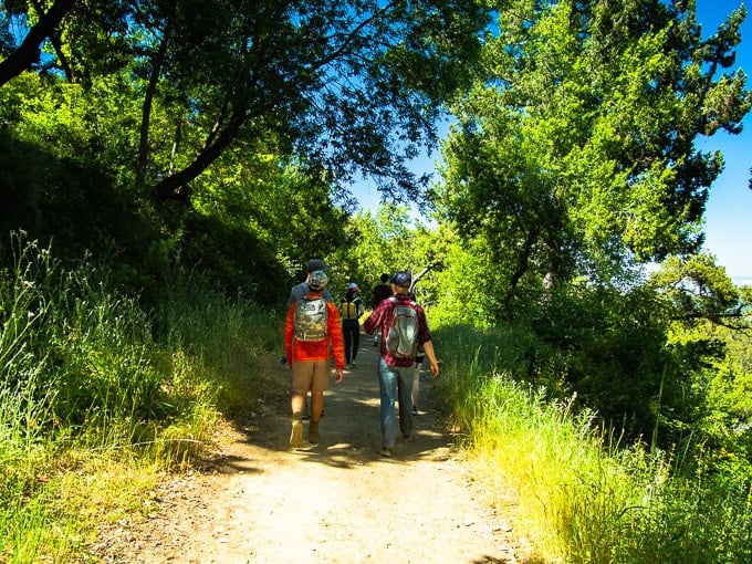 Hiking at Wunderlich Park with the Stanford Financial Independence and Early Retirement group.